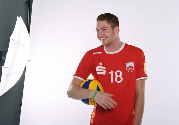 Volleyball 1 Bundesliga Season 2017 2018 Media Day Photo shooting TV Rottenburg 08 09 2017 Tim Grozer Rottenburg