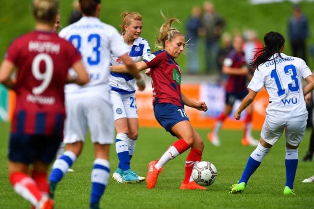 duel Gina Mary Chmielinski Potsdam 18 Vanessa Martini MSV 22 Football Alliance Women Bundesliga MSV Duisburg 1 FFC Turbine Potsdam xmkx