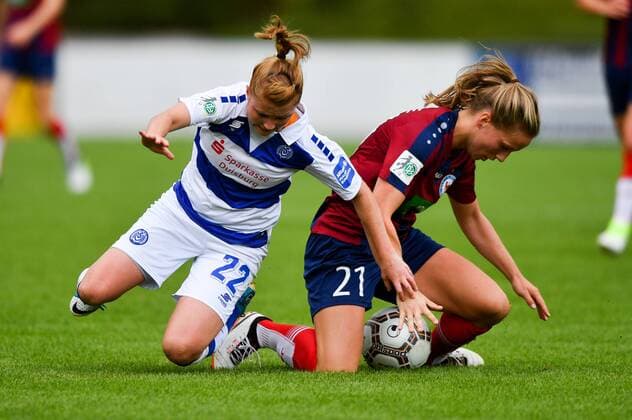 duel at Bottom Vanessa Martini MSV 22 TaBeA Kemme Potsdam 21 Football Alliance Women Bundesliga MSV Duisburg 1 FFC Turbine Potsdam xmkx