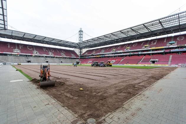 Construction work the 1 FC Cologne in RheinEnergie Stadium Cologne Copyright: xBenjaminxHorn xEibner-Pressefotox EP_bhorn