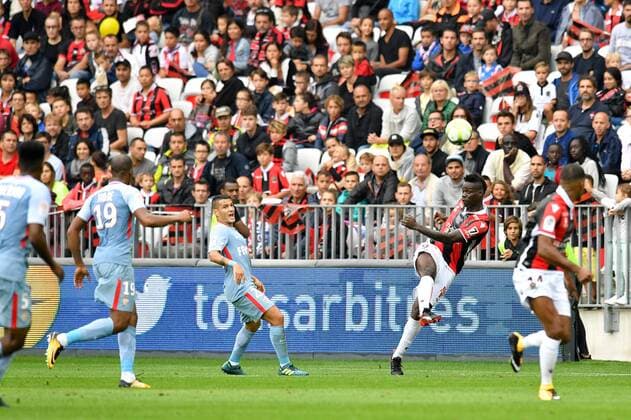 09 Mario BALOTELLI (nice) - 20 RONY LOPES (mon) FOOTBALL : Nice vs Monaco - Ligue 1 - 09 09 2017 FEP Panoramic 