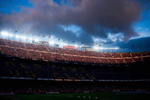 FuÃŸball, Stadiongeschichte FC Barcelona 9th September 2017, Camp Nou, Barcelona, Spain; La Liga football, Barcelona versus Espanyol; Camp Nou Stadium before the catalan derby  ActionPlus11928374