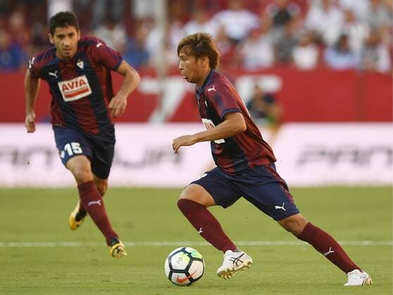 Inui in party belonging to the Santander League, facing Sevilla FC vs Eibar CF, Sanchez Pizjuan Stadium, Sevilla, Andalucia, Spain, September 9, 2017, photo: Cristobal Duenas Cordon Press  xCristobalxDuenasx xx