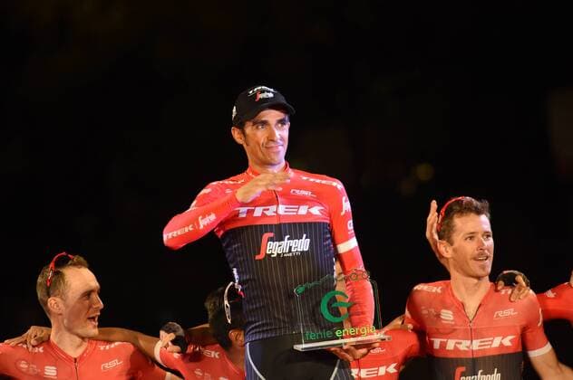10-09-2017 Vuelta A Espana; Tappa 21 Arroyomolinos - Madrid; 2017, Trek - Segafredo; Contador, Alberto; Madrid; 