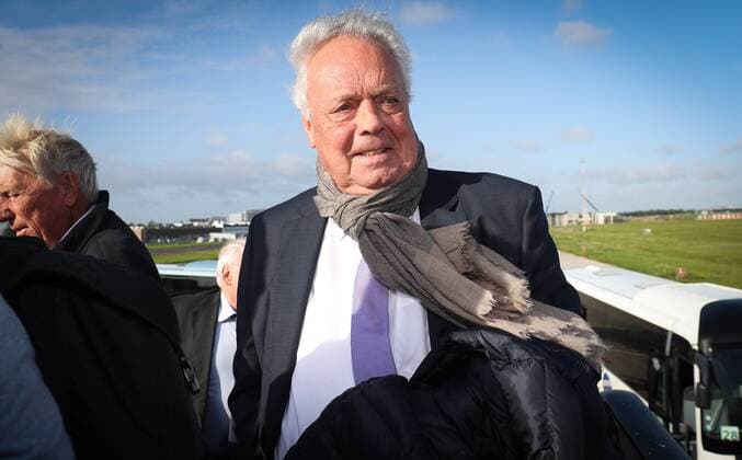 Anderlecht chairman Roger Vanden Stock pictured at the departure of Belgian soccer team RSC Anderlecht, Monday 11 September 2017 in Brussels airport, on their way to Munich, Germany. Tomorrow Anderlecht is playing the first game in the group stage of the UEFA Champions League competition against German club Bayern Munich. VIRGINIExLEFOUR  x05162805x