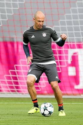 at Ball Arjen seals 10 FC Bavaria Munich Training FC Bavaria Munich Football Champions League 11 09 2017 Munich Bavaria Germany Copyright: xkolbert-press ChristianxKolbertx