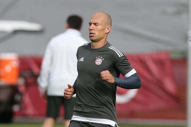Arjen seals 10 FC Bavaria Munich the Sprint Training FC Bavaria Munich Football Champions League 11 09 2017 Munich Bavaria Germany Copyright: xkolbert-press ChristianxKolbertx