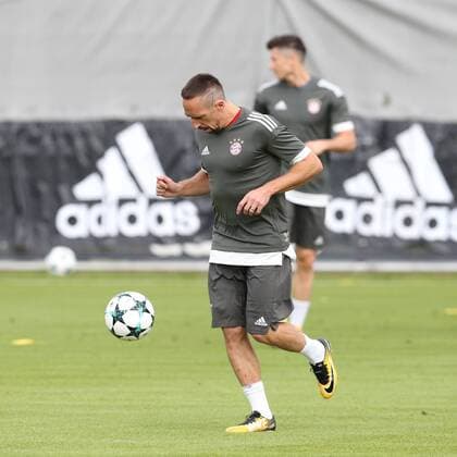 Franck Ribery was Like always ballverliebt Training the FC Bavaria Munich at 11 09 2017 to the Line Säbener Road Munich Copyright: xEIBNER MarcelxEngelbrechtx EP_MET