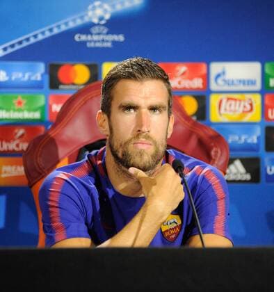 September 11th 2017, Trigoria, Rome, Italy, AS Roma press conferenc ebefore their Champions league match against Atletico Madrid on Sptember 12th in Rome; Kevin Strootman  ActionPlus11929359