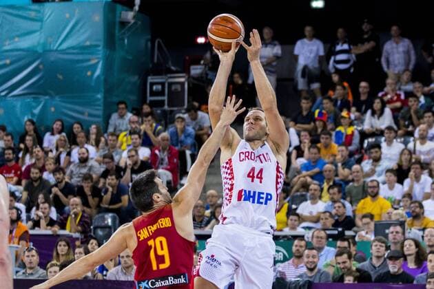 September 5, 2017: Bojan Bogdanovic 44 (CRO) during the FIBA Eurobasket 2017 - Group C, game between Croatia and Spain at Polyvalent Hall, Cluj-Napoca, Romania ROU.  Copyright: xCronosx cronoscs5092017103864