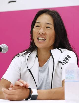 Tennis: Date loses swansong at Japan Women s Open Former world No. 4 tennis player Kimiko Date of Japan attends a press conference PK Pressekonferenz at Ariake Tennis Forest Park in Tokyo on Sept. 12, 2017, after a Japan Women s Open first-round match. Date s career drew to a close as she was beaten in straight sets by Serbia s Aleksandra Krunic. 