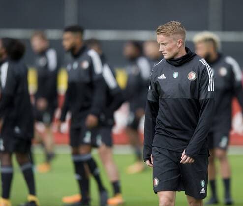 12-09-2017 VOETBAL: TRAINING FEYENOORD: ROTTERDAM Sam Larsson (Feyenoord) Foto: SCS Michel Utrecht xVIxVIxImagesx xSoenarxChamidxsportfotografiexIVx 8724750