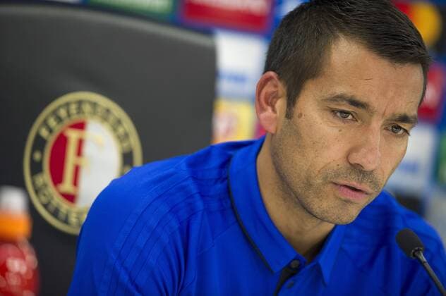 12-09-2017 VOETBAL: PERSCONFERENTIE FEYENOORD: ROTTERDAM Giovanni van Bronckhorst, coach Feyenoord Foto: SCS Michel Utrecht xVIxVIxImagesx xSoenarxChamidxsportfotografiexIVx 8725143