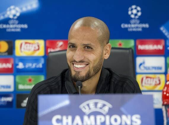 12-09-2017 VOETBAL: PERSCONFERENTIE FEYENOORD: ROTTERDAM Karim El Ahmadi (Feyenoord) Foto: SCS Michel Utrecht xVIxVIxImagesx xSoenarxChamidxsportfotografiexIVx 8725152