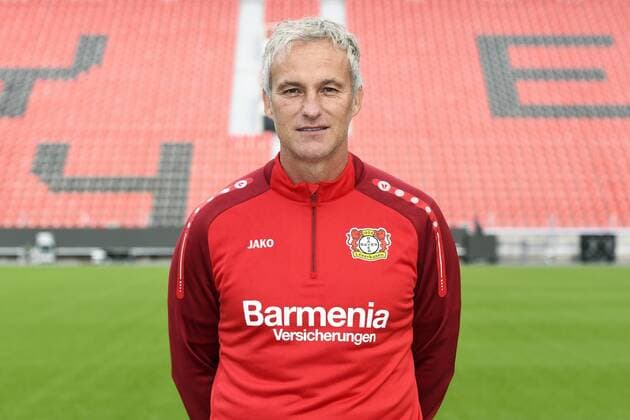 Football ger 1 BL Portrait session 2017 2018 Bayer Leverkusen Xaver Zembrod Lev Single Portrait Portrait