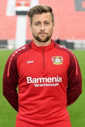 Football ger 1 BL Portrait session 2017 2018 Bayer Leverkusen Nico Schneck Lev Single Portrait Portrait