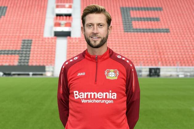 Football ger 1 BL Portrait session 2017 2018 Bayer Leverkusen Lars Kornetka Lev Single Portrait Portrait