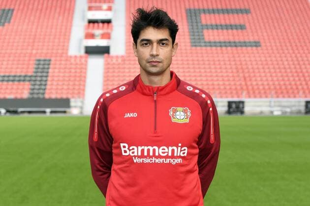 Football ger 1 BL Portrait session 2017 2018 Bayer Leverkusen Schahriar Bigdeli Lev Single Portrait Portrait