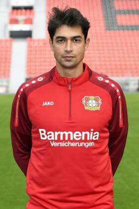 Football ger 1 BL Portrait session 2017 2018 Bayer Leverkusen Schahriar Bigdeli Lev Single Portrait Portrait