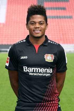 Football ger 1 BL Portrait session 2017 2018 Bayer Leverkusen Leon Bailey Lev Single Portrait Portrait