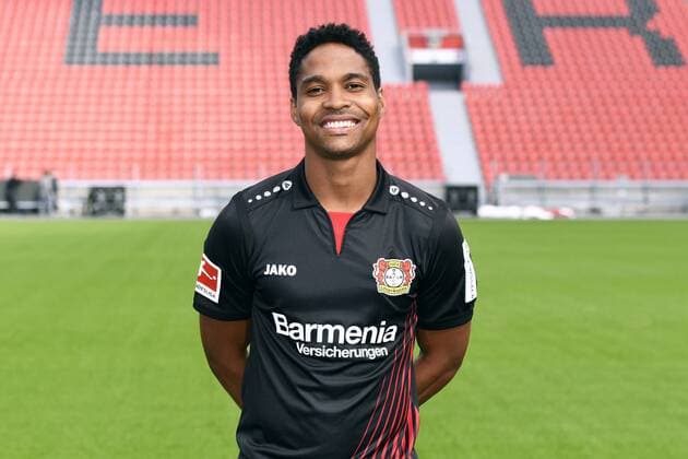 Football ger 1 BL Portrait session 2017 2018 Bayer Leverkusen Wendell Lev Single Portrait Portrait