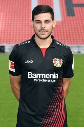 Football ger 1 BL Portrait session 2017 2018 Bayer Leverkusen Kevin Volland Lev Single Portrait Portrait