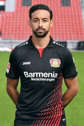 Football ger 1 BL Portrait session 2017 2018 Bayer Leverkusen Karim Bellarabi Lev Single Portrait Portrait