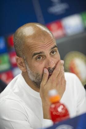 12-09-2017 VOETBAL: PERSCONFERENTIE MANCHESTER CITY: ROTTERDAM Josep Pep Guardiola Foto: SCS Michel Utrecht xVIxVIxImagesx xSoenarxChamidxsportfotografiexIVx 8725430