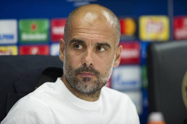 12-09-2017 VOETBAL: PERSCONFERENTIE MANCHESTER CITY: ROTTERDAM Josep Pep Guardiola Foto: SCS Michel Utrecht xVIxVIxImagesx xSoenarxChamidxsportfotografiexIVx 8725435