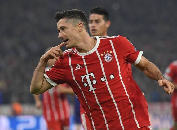 12 09 2017 xfux Football Champions League FC Bavaria Munich RSC Anderlecht emspor v l Robert Lewandowski FC Bavaria Munich Celebrate The Goal goal celebration to 1 0 Elfmetertor Munich