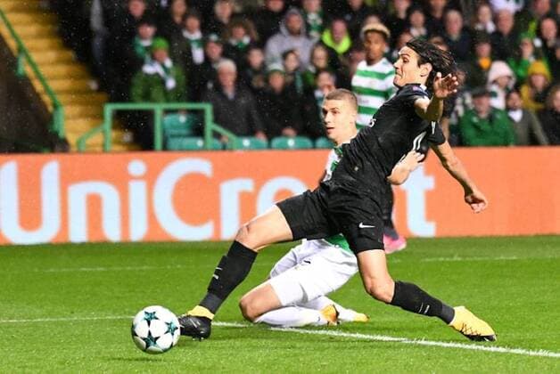 09 EDINSON CAVANI (psg) FOOTBALL : Celtic Glasgow vs Paris SG - Ligue des Champions - 12 09 2017 AnthonyBIBARD FEP Panoramic 