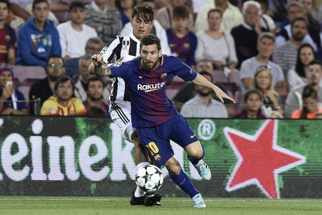 Db Barcellona (Spagna) 12 09 2017 - Champions League Barcellona-Juventus foto Daniele Buffa Image nella foto: Lionel Messi-Paulo Dybala 