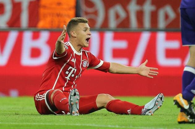 Joshua KIMMICH 32 FC Bavaria Munich suggests to loudly on FC Bavaria Munich vs RSC Anderlecht Football Fight Champions League 12 09 2017 Munich Bavaria Germany Copyright: xkolbert-press ChristianxKolbertx