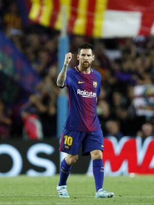 Lionel Messi of FC Barcelona Barca during the UEFA Champions League group D match between FC Barcelona and Juventus FC on September 12, 2017 at the Camp Nou stadium in Barcelona, Spain. UEFA Champions League 2017 2018 xVIxVIxImagesx xMauricexvanxSteenxIVx 8726457