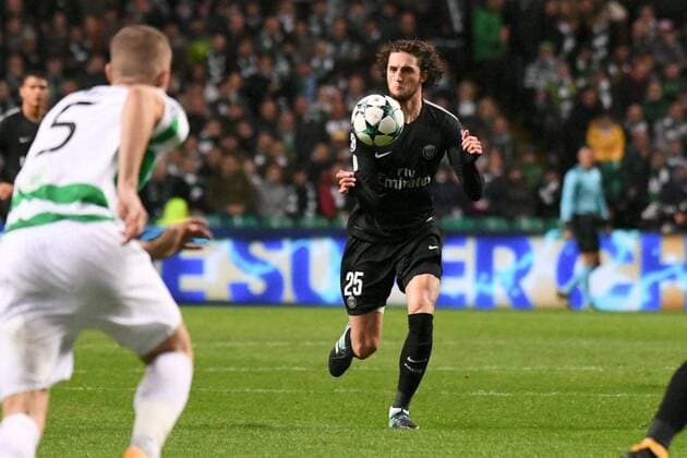 25 ADRIEN RABIOT (psg) FOOTBALL : Celtic Glasgow vs Paris SG - Ligue des Champions - 12 09 2017 AnthonyBIBARD FEP Panoramic 