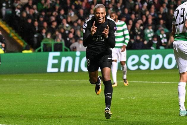 29 KYLIAN MBAPPE (psg) - JOIE FOOTBALL : Celtic Glasgow vs Paris SG - Ligue des Champions - 12 09 2017 AnthonyBIBARD FEP Panoramic 
