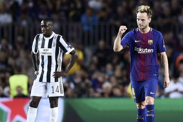 Db Barcellona (Spagna) 12 09 2017 - Champions League Barcellona-Juventus foto Daniele Buffa Image nella foto: esultanza gol Ivan Rakitic 