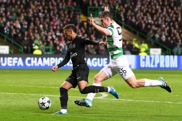 10 NEYMAR JR (psg) - 56 Anthony Ralston (cel) FOOTBALL : Celtic Glasgow vs Paris SG - Ligue des Champions - 12 09 2017 AnthonyBIBARD FEP Panoramic 