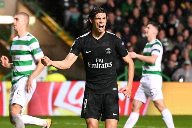 09 EDINSON CAVANI (psg) - JOIE FOOTBALL : Celtic Glasgow vs Paris SG - Ligue des Champions - 12 09 2017 AnthonyBIBARD FEP Panoramic 
