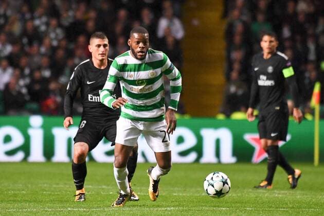 06 MARCO VERRATTI (psg) - 21 Olivier Ntcham (cel) FOOTBALL : Celtic Glasgow vs Paris SG - Ligue des Champions - 12 09 2017 AnthonyBIBARD FEP Panoramic 