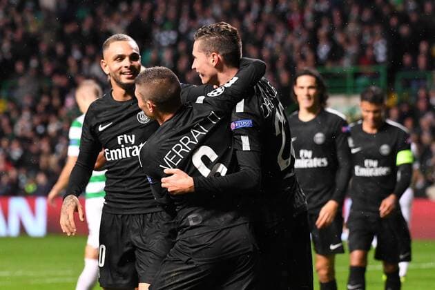 20 Layvin Kurzawa (psg) - 23 JULIAN DRAXLER (psg) - JOIE FOOTBALL : Celtic Glasgow vs Paris SG - Ligue des Champions - 12 09 2017 AnthonyBIBARD FEP Panoramic 
