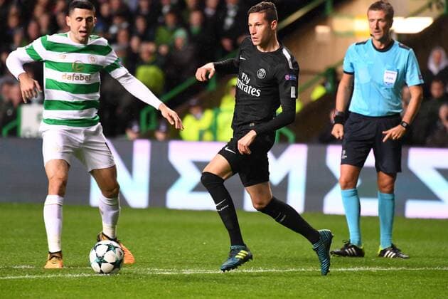 23 JULIAN DRAXLER (psg) - 18 Tomas Rogic (cel) FOOTBALL : Celtic Glasgow vs Paris SG - Ligue des Champions - 12 09 2017 AnthonyBIBARD FEP Panoramic 