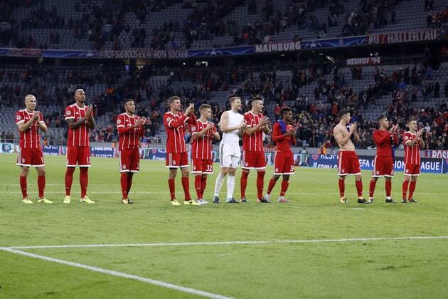 Mueller Thomas with KIMMICH and later Manuel with SUELE and Coman team FC Bavaria Munich Champions League Group B Season 2017 2018 Game FC Bavaria Munich RSC Anderlecht at 12 September 2017 in the Alliance Arena in Munich