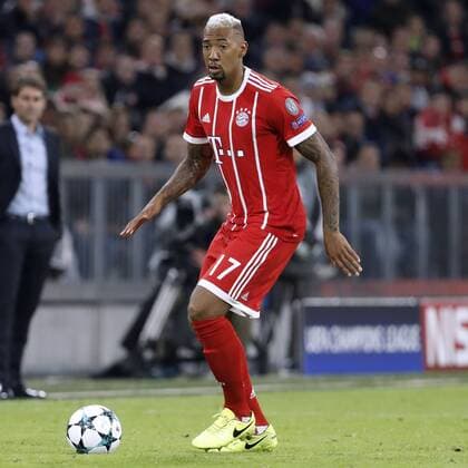 Boateng Jerome team FC Bavaria Munich Champions League Group B Season 2017 2018 Game FC Bavaria Munich RSC Anderlecht at 12 September 2017 in the Alliance Arena in Munich
