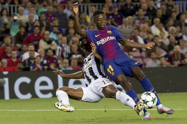 September 12, 2017 - Barcelona, Catalonia, Spain - Ousmane Dembele during the UEFA Champions League match between the FC Barcelona Barca and Juventus in the Camp Nou Stadium in Barcelona, Spain on September 12, 2017 FC Barcelona v Juventus - UEFA Champions League  - ZUMAn230 20170912_zaa_n230_190 Copyright: xMiquelxLlopx