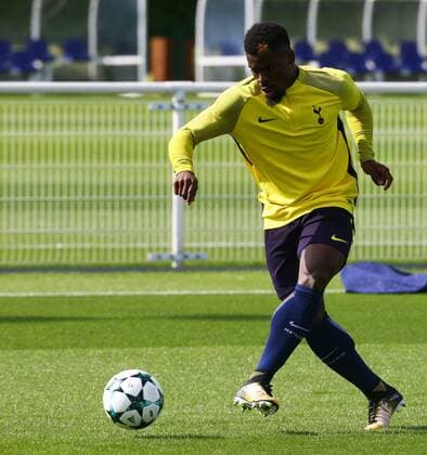 September 12, 2017 - Enfield, Greater London, United Kingdom - Tottenham Hotspur s Serge Aurier.during a Tottenham Hotspur training session ahead of the UEFA Champions League Group H match against Borussia Dortmund at Tottenham Hotspur Training centre on 12 Sept , 2017 in Enfield, England. Tottenham Hotspur Training Session  - ZUMAn230 20170912_zaa_n230_431 Copyright: xKieranxGalvinx