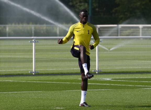 September 12, 2017 - Enfield, Greater London, United Kingdom - Tottenham Hotspur s Serge Aurier.during a Tottenham Hotspur training session ahead of the UEFA Champions League Group H match against Borussia Dortmund at Tottenham Hotspur Training centre on 12 Sept , 2017 in Enfield, England. Tottenham Hotspur Training Session  - ZUMAn230 20170912_zaa_n230_456 Copyright: xKieranxGalvinx