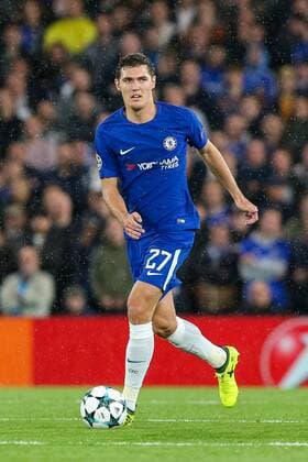Andreas Christensen (Chelsea), SEPTEMBER 12, 2017 - Football Soccer : Andreas Christensen of Chelsea during the UEFA Champions League Group Stage match between Chelsea and Qarabag FK at Stamford Bridge in London, England. Noxthirdxpartyxsales  (mdga017172)