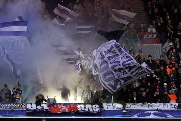 RSC Anderlecht supporters randalieren Football UEFA Champions League FC Bavaria Munich RSC Anderlecht 12 09 2017