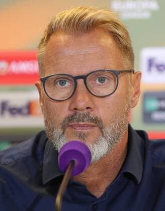 SOCCER - EL, Austria vs Milano, preview VIENNA,AUSTRIA,13.SEP.17 - SOCCER - UEFA Europa League, group stage, FK Austria Wien VS AC Milano, preview, press conference PK Pressekonferenz A.Wien. Image shows head coach Thorsten Fink (A.Wien). GEPAxpictures xChristianxOrt